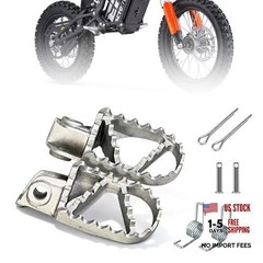 Aluminum Dirt Bike Foot Pegs for EBOX 1.0/2.0/3.0, EBOX V2/3, and Dragster