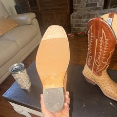Andreson Bean, Outpost Western Wear. Umber & Briciato Ostrich. 9.5D