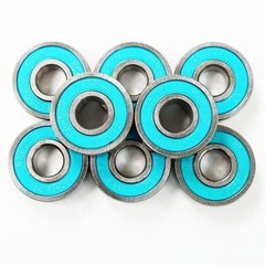 Big Balls Reds High-Performance Skateboard Bearings 8 Pack for Pro Skaters