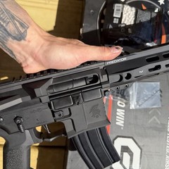 Lancer Tactical Gen 4 Predator 13″ Airsoft AEG Aster II Bluetooth ETU Black