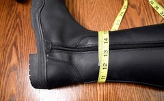 Middleburg, fleece lined Nubuck tall winter boots, black, 8