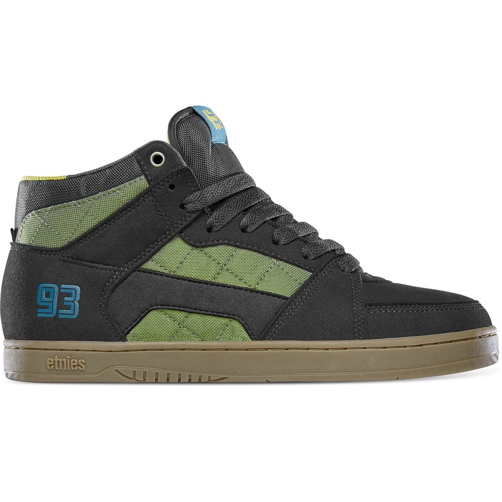 Etnies Shoes MC Rap Hi – Black/Green/Gum