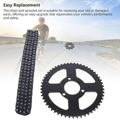 Sprocket And Chain Kit Easy Replacement For Go Karts And Mini Cycles Popular