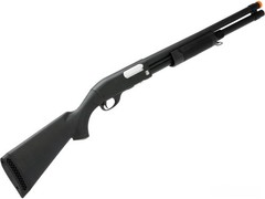 S&T M870 Type Full Metal Airsoft Training Shotgun(Standard/Black/Polymer Stock)