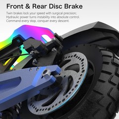 App Control Adult 5000W Electric Scooter 50mph 60V25AH Folding NFC Dual Motor US