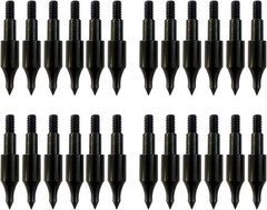 24 Pcs Steel 100 Grain Archery Arrow Field Points Field Tips Practice Target…