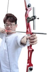 30/40lbs 64″ Archery Recurve Bow 12XArrows Set Aluminum Alloy Takedow Target