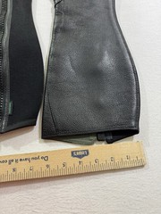 Ariat Breeze Half Chaps Black Unisex Adult Small Short New Leather 10005943