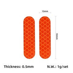 Electric Scooter Reflectors Scooter Reflective Stickers Low-light Visibility
