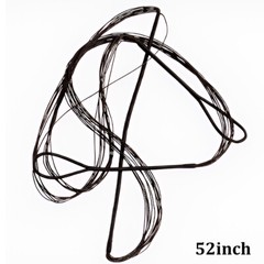 12 Strands Bow String Replacement for 40LB Recurve Bow AMO 52″-62″ Bowstrings