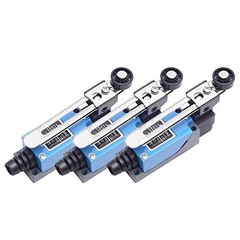 DEVMO 3pcs ME-8108 Momentary Limit Switch Adjustable Roller Lever Arm NC-NO
