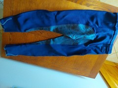 Breeches Full Seat Schumacher Ladies Sz 44 Horse Made in W Germany Navy GL