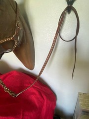 Vintage Buckstitched Leather Halter & Matching Lead FREE SHIPPING