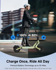 Off-road Electric Scooter Adults 1000W Folding E-Scooter with APP 31MPH 48V 13Ah