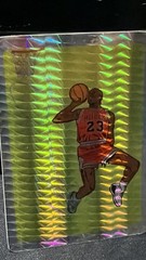 1988 to present Michael Jordan RARE Prismatic Gold Prism Jewel Vending Sticker