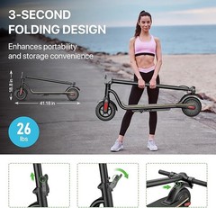 ELECTRIC SCOOTER FOR ADULT 5.2AH HIGH SPEED 25KM/H FOLDING ESCOOTER WATERPROOF