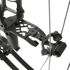 40-65lbs Compound Bow Set Short Axis Steel Ball Dual Use Archery Fishing Hunting