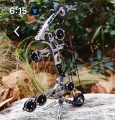 MINI COMPOUND BOW 10.9 INCHES SET-AAROWS INCLUDED BRAND NEW SUPER FUN!!