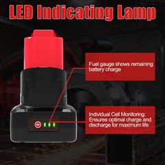 12V 6000mAh Replacement Battery for Milwaukee M12 Battery Compatible with Mil…