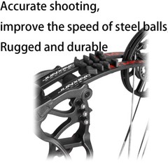 Dual-use Compound Bow Steel Ball Kit 20-70lb Adjustable Archery Bow Hunting R/LH
