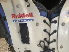 RIDDELL POWER Football Shoulder Pads SPX30 Medium 42″-44″/ 18″-19″