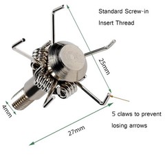 12PK 100/125 Grain Small Game Broadheads Judo Points & Hammer Mixed Set