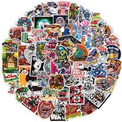 100PCS Stickers Bomb Vinyl Skateboard Guitar Luggage Pack Tide Brand Logo Decals