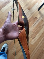 Bear Kodiak Hunter Recurve Bow Right Handed 60in 45# Canada 1953
