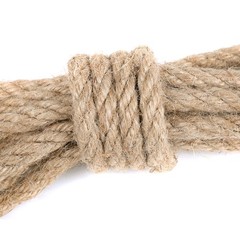 Natural Thick Hemp Rope Twisted Strong Jute Rope 4-Strand Burlap Rope for Craft
