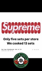 PRE ORDER SS26 Supreme Box Logo Skateboards (Set Of 12) CONFIRMED ORDER