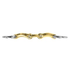 M. Toulouse Sanft Curved Mouth Baucher Snaffle Bit w/ Lozenge 16mm (Var. Sizes)