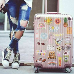 100 Skateboard Stickers Pack Lot Bomb Luggage Laptop Graffiti Tide Brand Decals