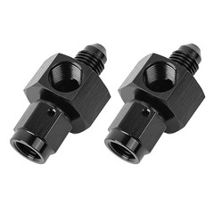 3AN Male Flare to -3 Female Swivel with 1/8″ NPT Gauge AN3 with 1/8 NPT Port