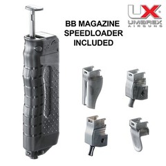 Umarex XBG .177 Cal Air Pistol BB Gun w/ BB Jug, 5 CO2 & Speedloader (2254804)