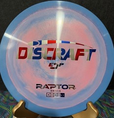 Discraft ESP Raptor Distance Driver Cotton Candy Swirly Flag Foil 170-172g New