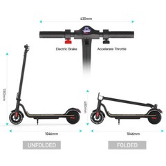 PRO ELECTRIC SCOOTER LONG RANGE FOLDING ADULT E-SCOOTER 2025 SAFE URBAN COMMUTER