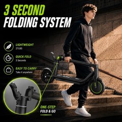 Folding Electric Scooter ,350W High Speed 19mph Foldable Commuting E-Scooter
