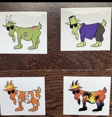 GOAT USA Sticker Mystery Pack ! 5 Stickers – No Duplicates! FREE SHIPPING
