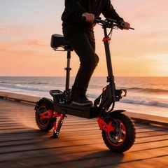 Electric Scooter 48v 1600W For Adult 10″Off Road Fat Tires Fast Speed USA MAX pU