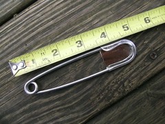 Lot of 5 VINTAGE MILITARY SURPLUS LARGE 5″ STAINLESS STEEL SAFETY LAUNDRY PINS