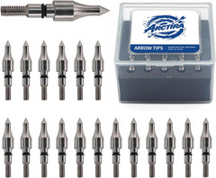 25 PCS Archery Arrow Tips for Archery Target Practice 100/125 Grain Arrowhead…