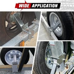 FIERYRED Trailer Spare Tire Mount,120LBS Spare Tire Carrier spare tire mount