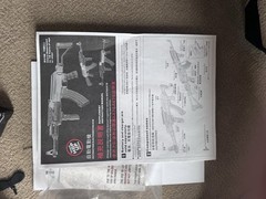 HUGE Airsoft Starter Kit! JG 0512MG Tactical AK-47 + Mask, Gloves, BBs, and More
