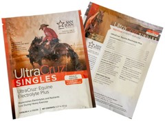 UltraCruz Equine Electrolyte Horse Supplement 30 Single Servings Pellet (30 Day)