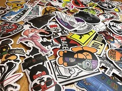 100 Skateboard Stickers bomb Vinyl Laptop Luggage Decals Dope Sticker Lot cool