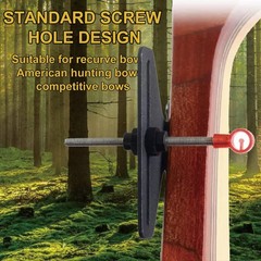 Full Metal Needle Recurve Bow Sight, Single Pin Aiming Tool for Beginners