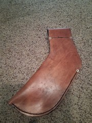 Handcrafted And Handtooled Traditional Archery Belt / Hip / Side Quiver