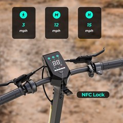 All-Terrain Electric Mountain Scooter for Adults 1200W 30MPH Off-Road E-Scooter