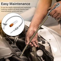 Flexible Transmission Dipstick Tube for GM 4L80E 700R4 4L60E, with Firewall