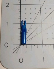 13 Count Bohning X 5mm Archery Arrow A Nocks: Satin Blue: 7 Grain: .204 ID NOS